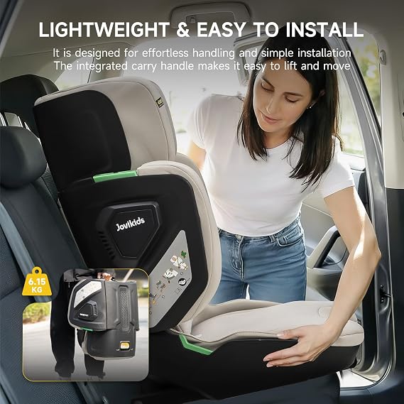 Jovikids Rober Highback Booster Seat with ISOFIX, 100-150cm (3-12 Years)