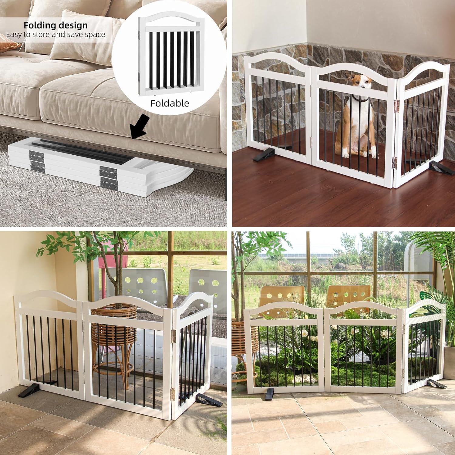 Secure Your Space: Review of the Foldable Freestanding Indoor Dog Gate