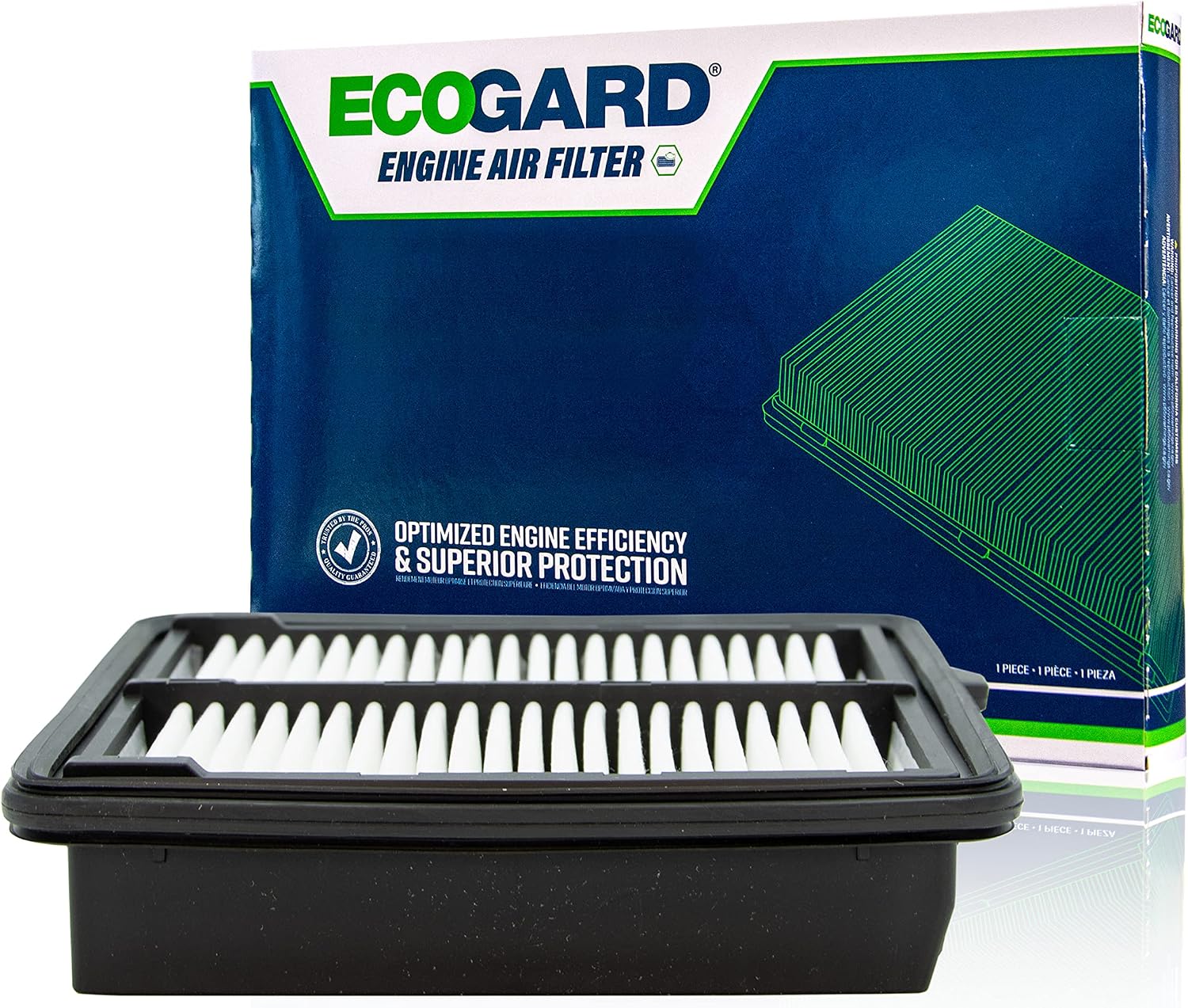 ECOGARD XA6100 Premium Engine Air Filter Fits Honda Insight 1.3L HYBRID 2010-2014