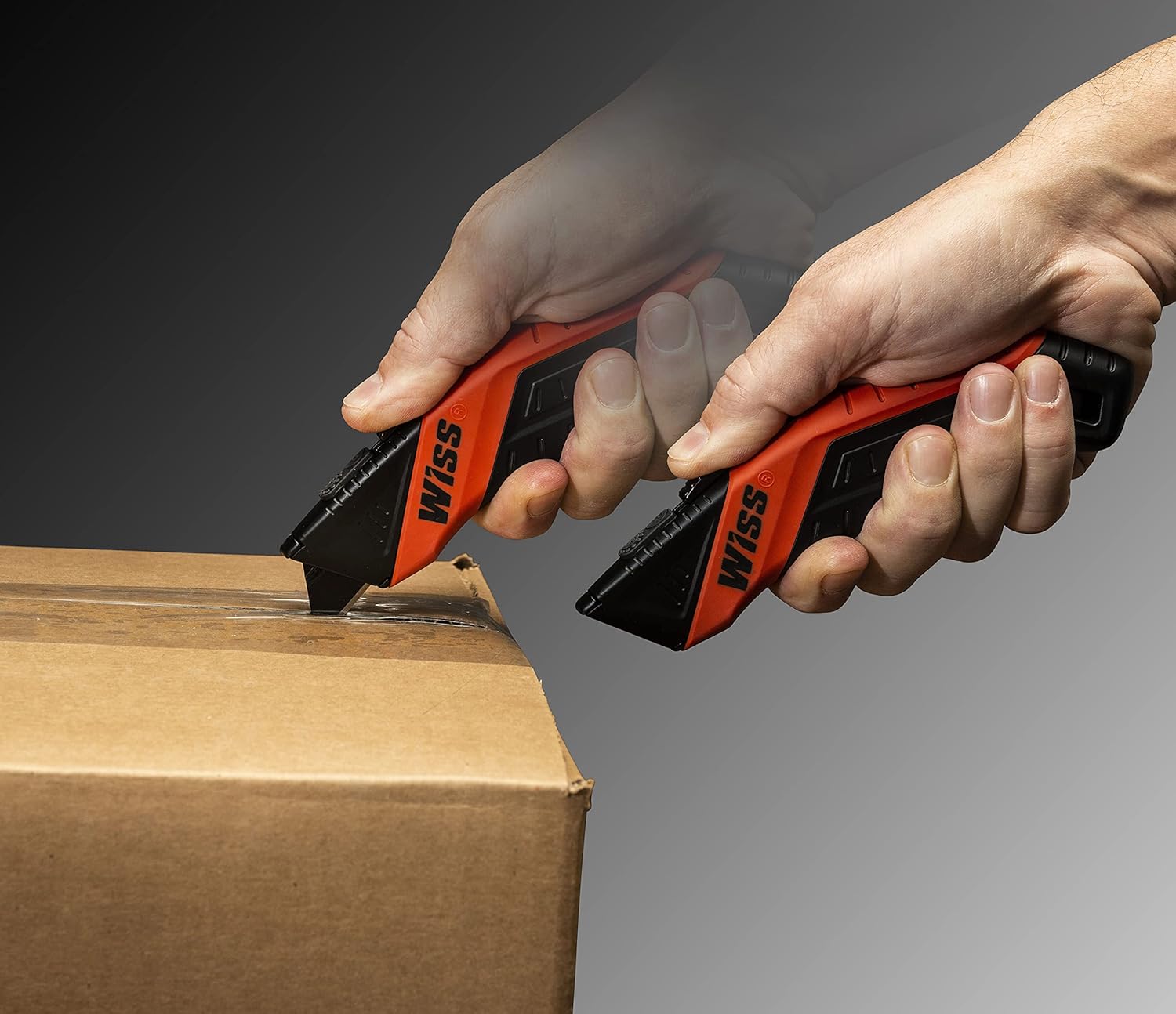 Wiss WKAR2EU Auto-Retracting Safety Utility Knife with Quick and Easy Blade Change