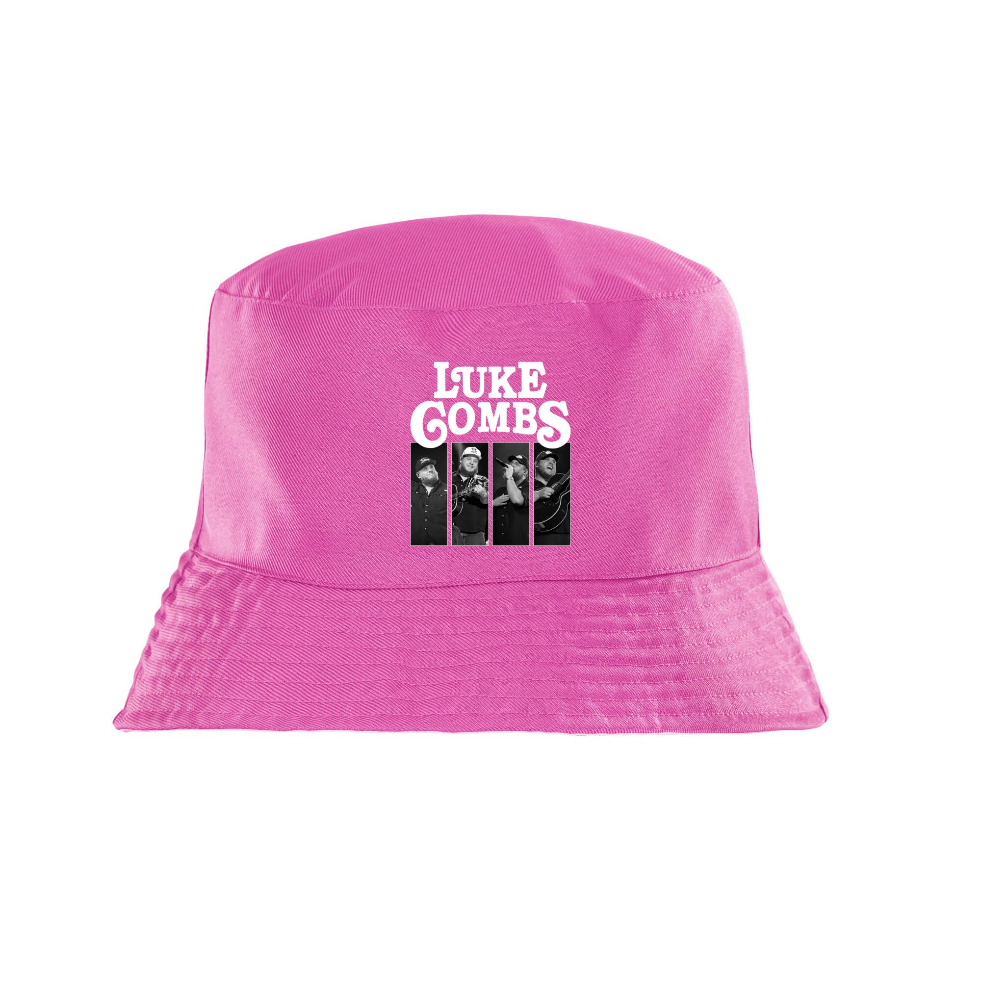 New Spirit Original Luke pop Combs Adults Bucket hat, Novelty Hats Humerous Iconic Funny Fun Joke Pun Silly Trendy Pink