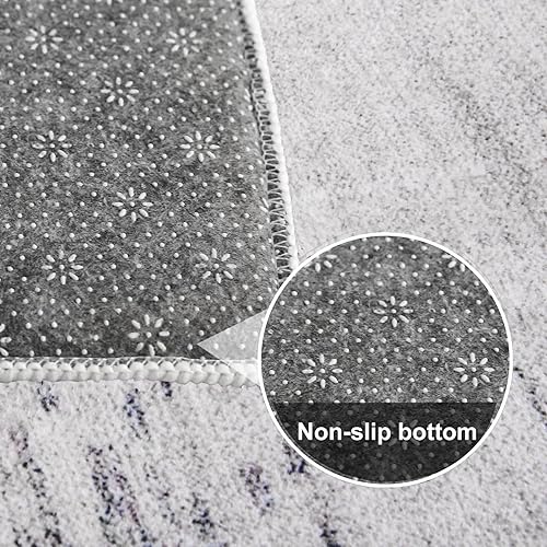 Miniatura 5 de Calore Alfombra abstracta moderna y suave para sala de estar, grande, lavable, para sala de estar, dormitorio, comedor, decoración interior del