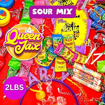 Ultimate Sour Candy Variety Pack - Candy - 2 LB Bag - Sour Candy Bulk - Bulk Candy for Candy Bags - Individually Wrapped Candy - Candy Pack - Variety Bulk Assorted Candy Sour