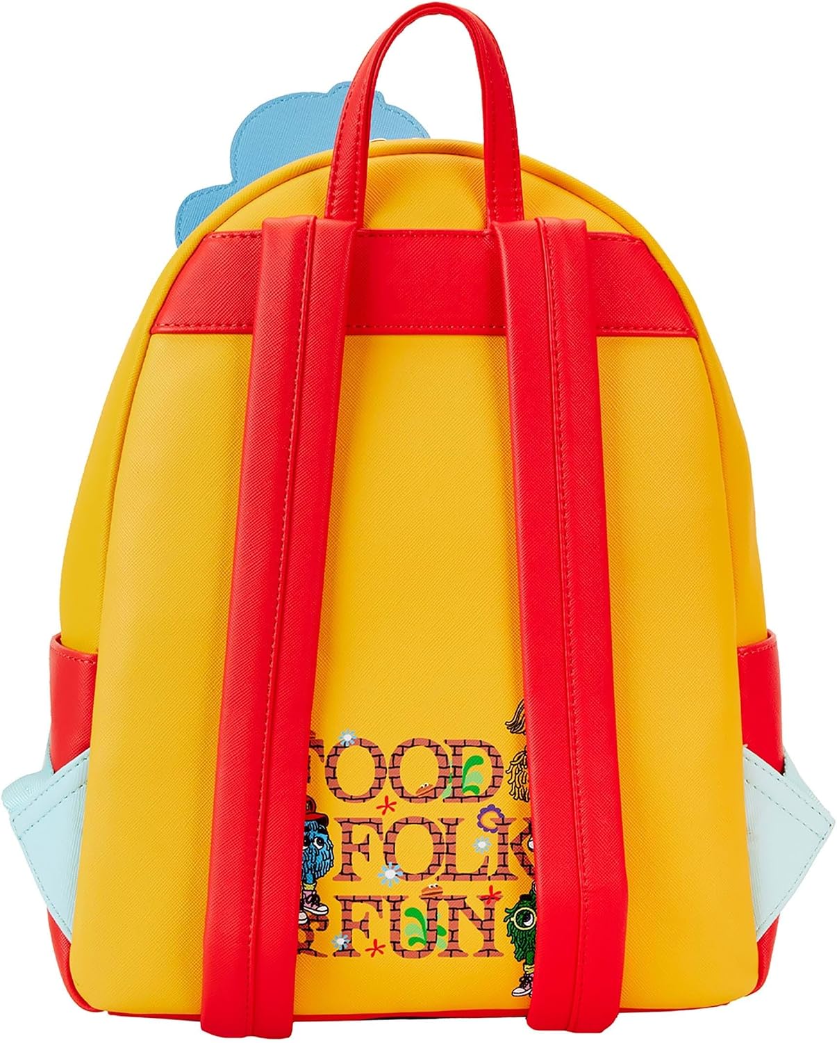 Loungefly McDonald's Fry Kids Triple Pocket Mini Backpack Standard