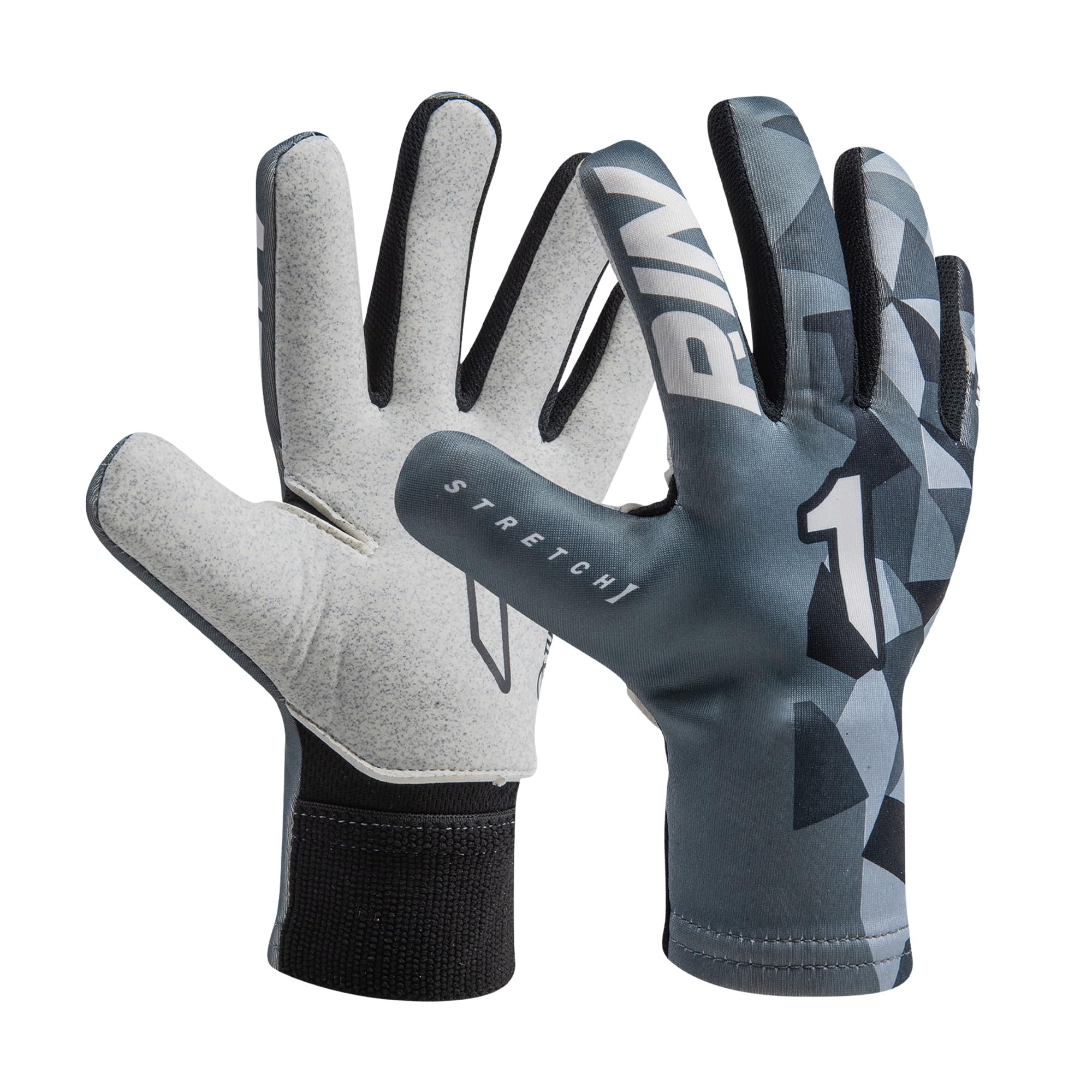 Rinat Goalkeeper Gloves Meta Tactik GK AS Adult Grey Size 9