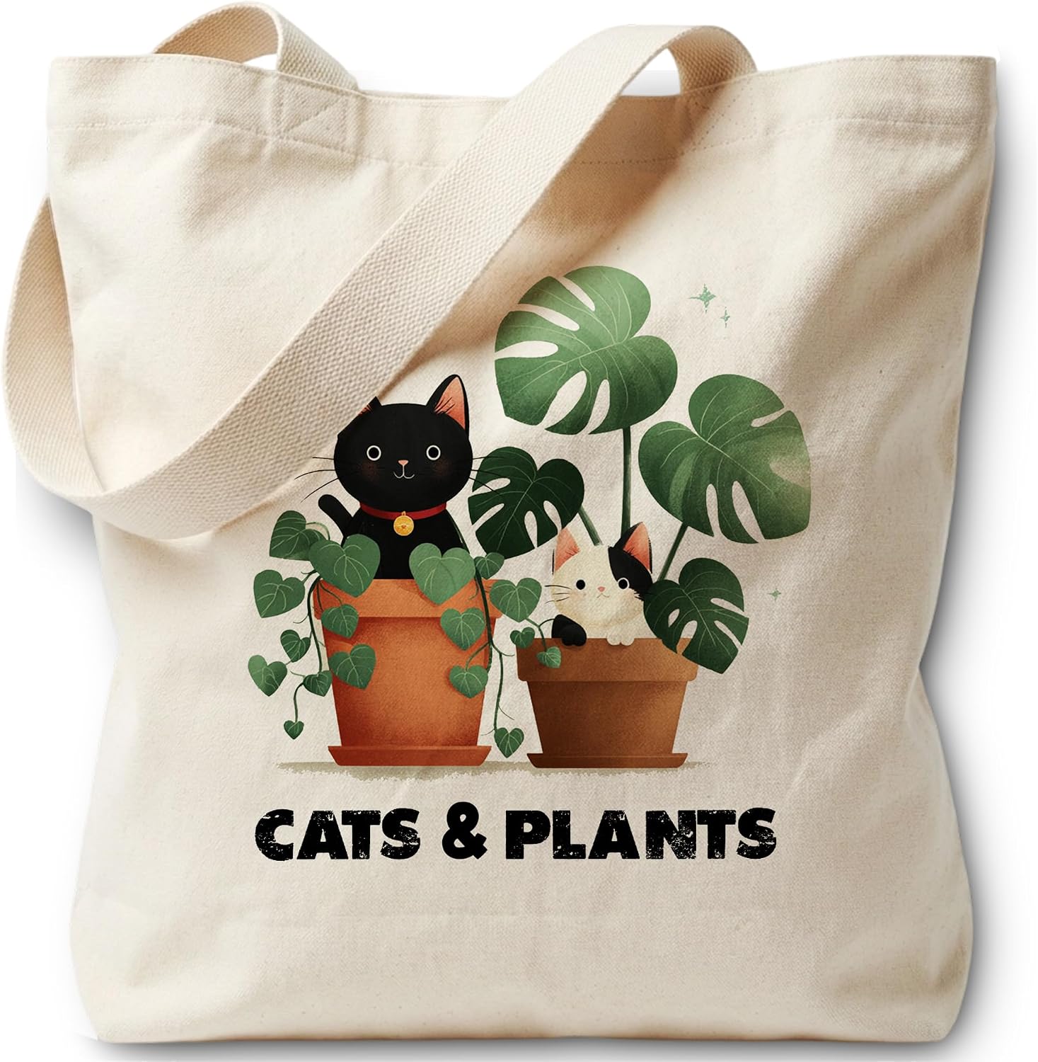 Cat Lover Tote Bag for Women, Canvas Bag for Women Vacation Womens Work Tote Bag Gifts