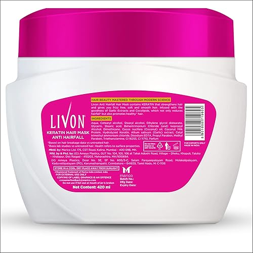 Miniatura 7 de Livon Mascarilla anti caída del cabello 14.2 fl oz