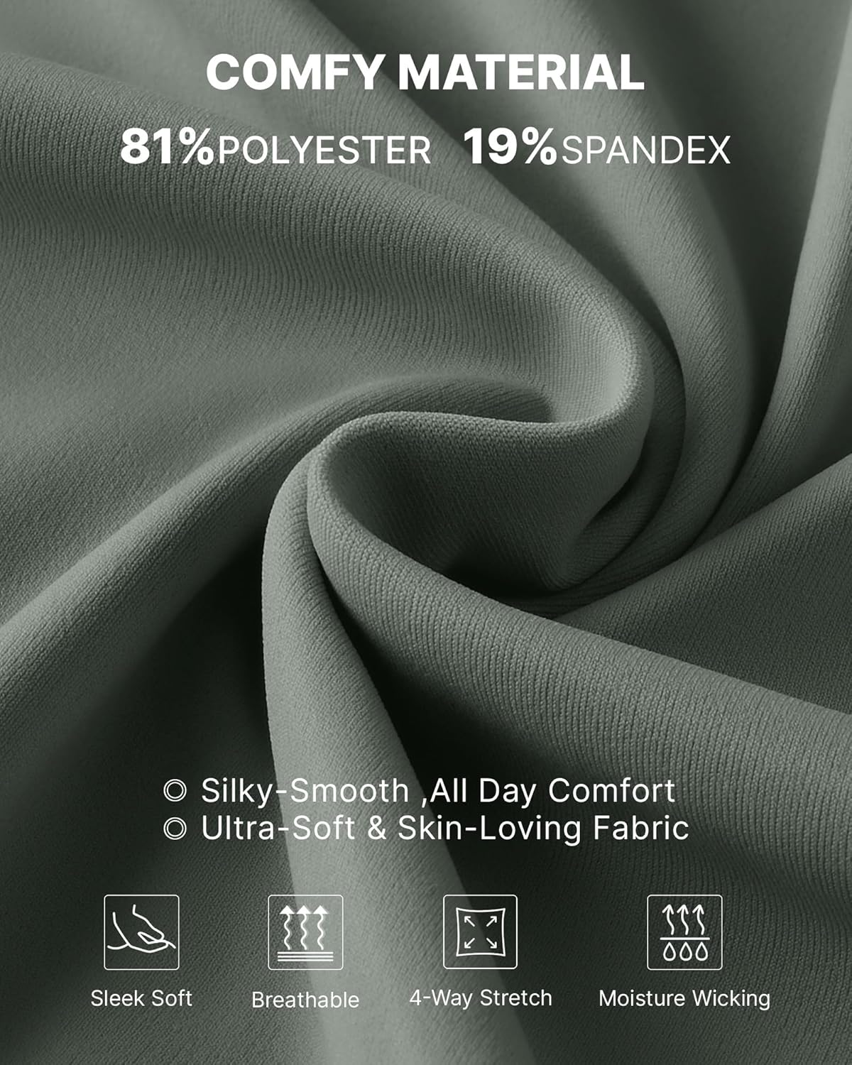 G4Free EverGoing Women's Bermuda Shorts with Pockets 10" - Knee Length Athletic Casual Long Shorts - Image 4