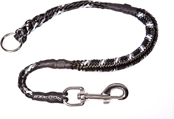 EzyDog Mongrel Bungee Dog Leash Rope Extension - 24 Inch Shock-Aborbing Extension - Works with The Mongrel Leash (Sold Separately) - Use Two for a Tangle-Free Double Dog Tether (Black)