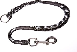 EzyDog Mongrel Bungee Dog Leash Rope Extension - 24 Inch Shock-Aborbing Leash - Works with The Mongrel Leash (Sold Separately) - Use Two for a Tangle-Free Double Dog Leash (Black)