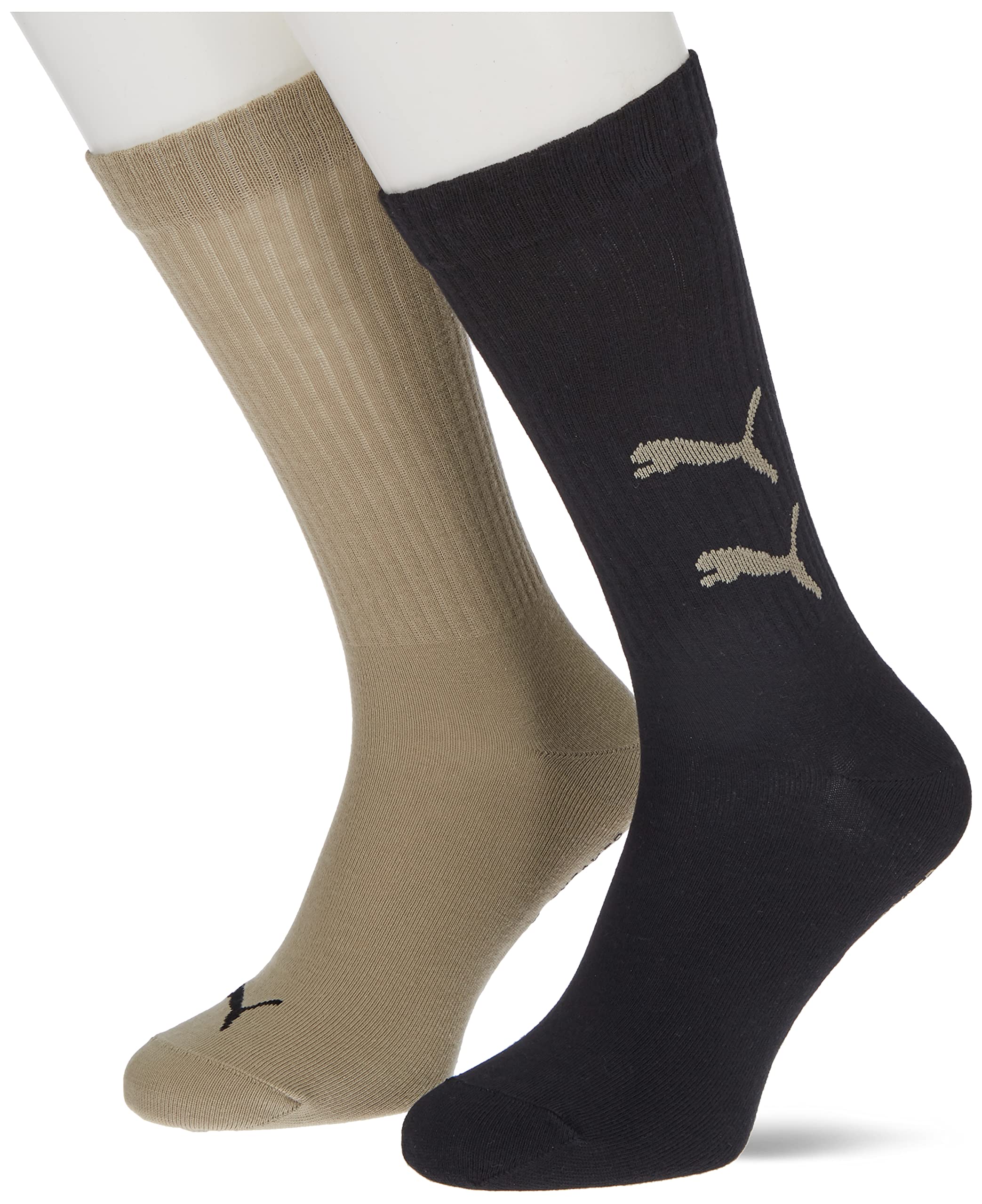 PUMA mens Graphic Logo Crew Sock Crew sock, clay combo, 39-42