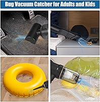 Vista 7 de Bug Vacuum Catcher, Spider and Insect Catcher Traps, Rechargeable Bug Catcher Grabber with Brush Head & Charging Cable & Multifunctional Suction