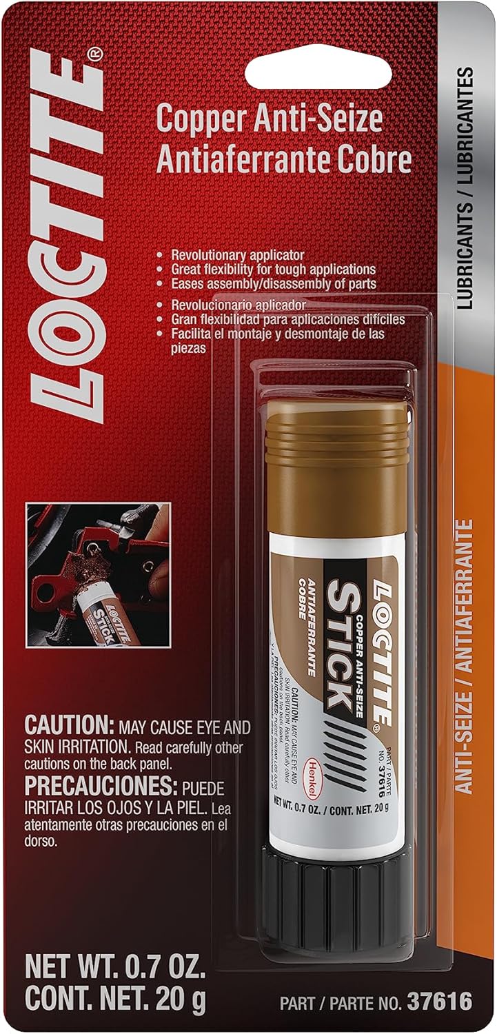Loctite 37616-6PK Copper Anti-Seize Lubricant - 20 Grams Stick, (Pack of 6)