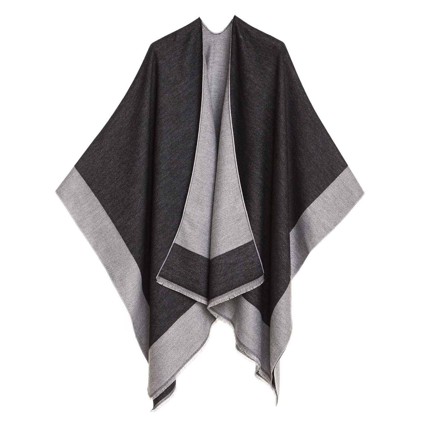 Cardigan Poncho Cape Women Elegant Cardigan Shawl Wrap Sweater Coat for Fall Winter