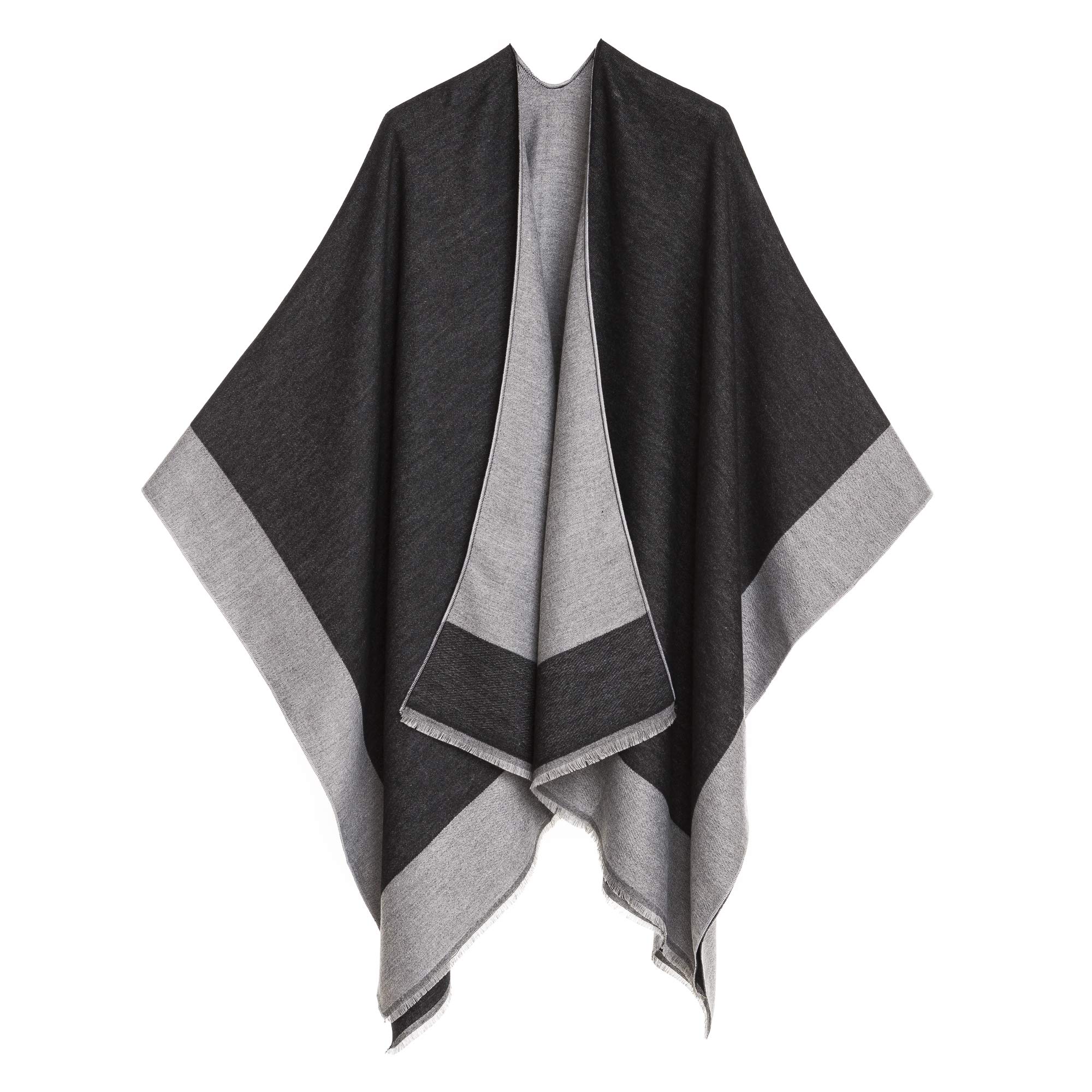 Cardigan Poncho Cape Women Elegant Cardigan Shawl Wrap Sweater Coat for Fall Winter