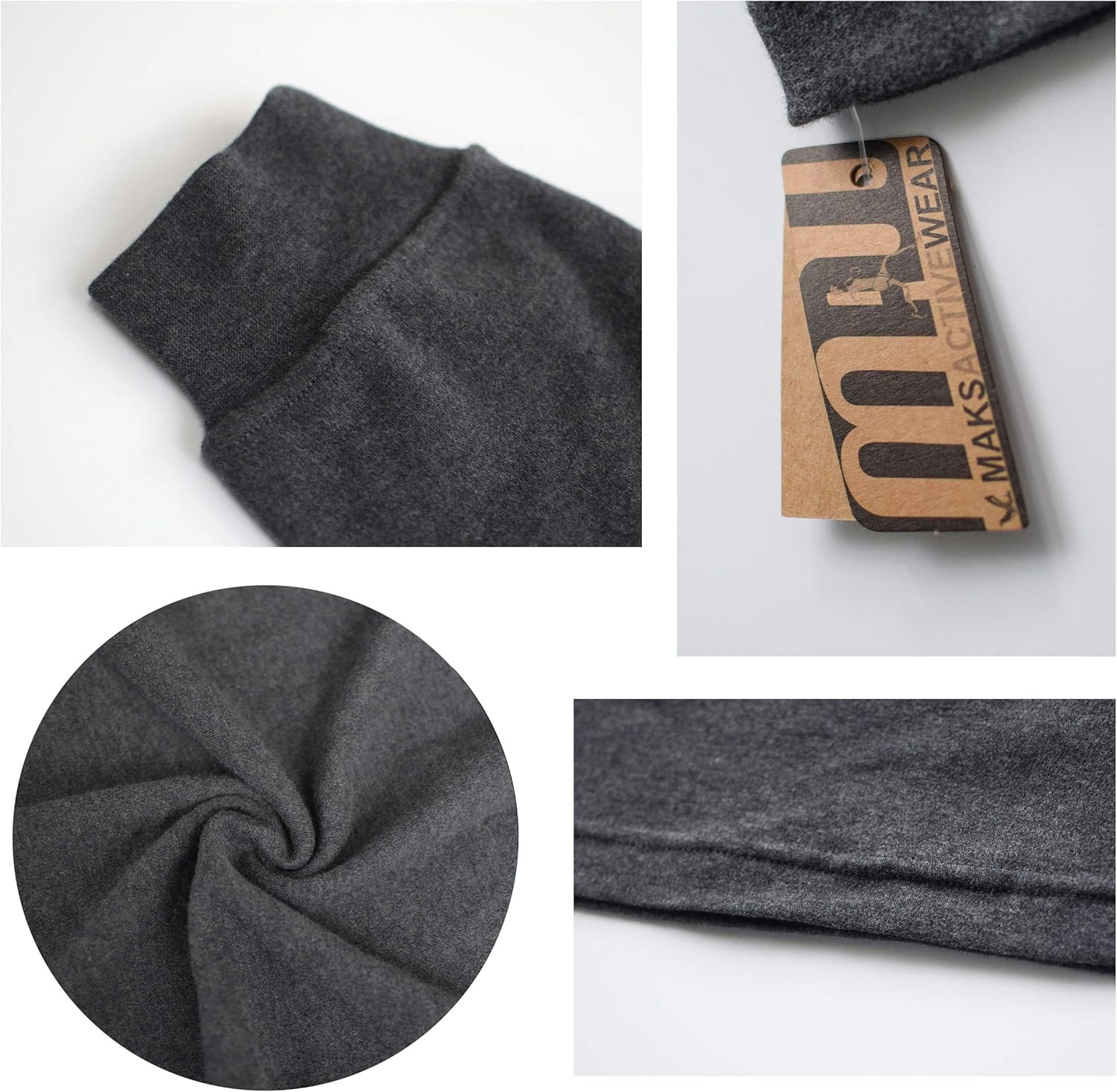 Men's 100% Interlock Knit Combed Cotton Super-Soft Pre-Washed Ski Casual Droptail Turtleneck Pullover Sweater - Image 4