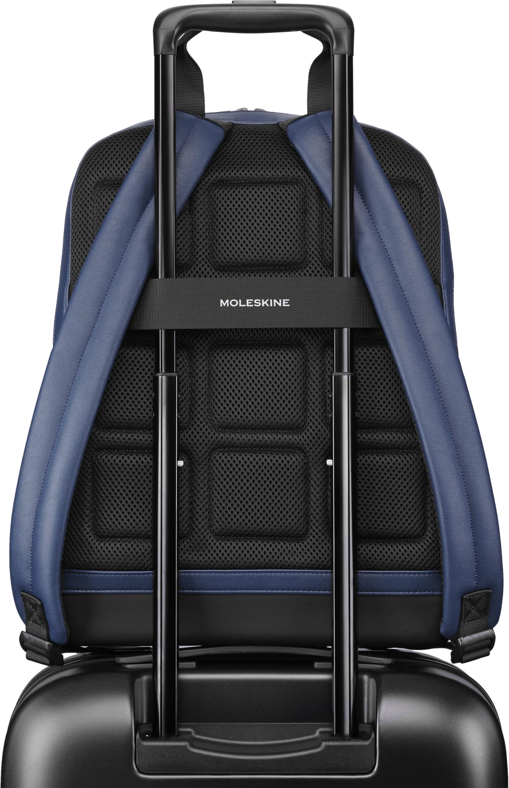 Moleskine Zaino PRO Collezione Classic, Zaino Professionale Porta PC Compatibile con Laptop, iPad, Notebook fino a 14'', 30 x 41 x 12 cm, Blu Zaffiro