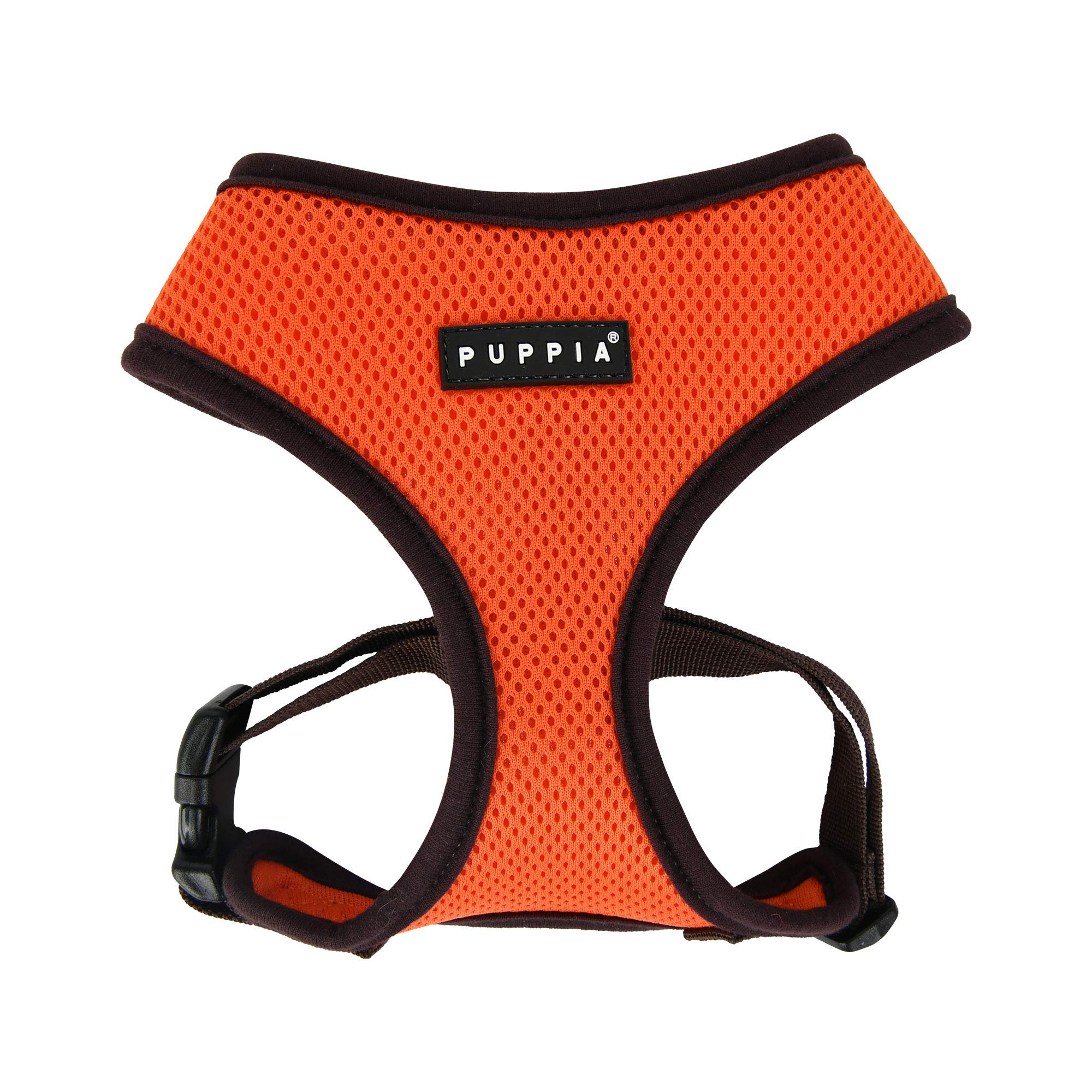 Puppia Soft Harness II Dog Harness, Orange, L