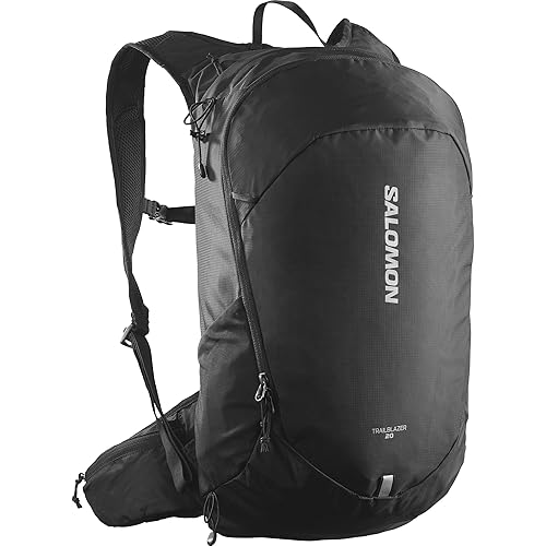 Salomon Unisex Trailblazer 20, Hiking & Trekking Backpack, 20-Liter - Black / Alloy - NS