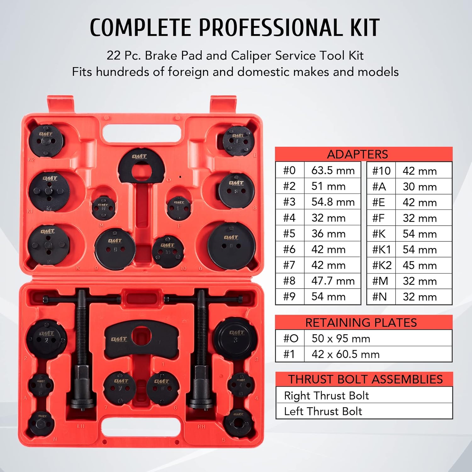 Buy Orion Motor Tech Disc Brake Pad and Caliper Service Tool Kit