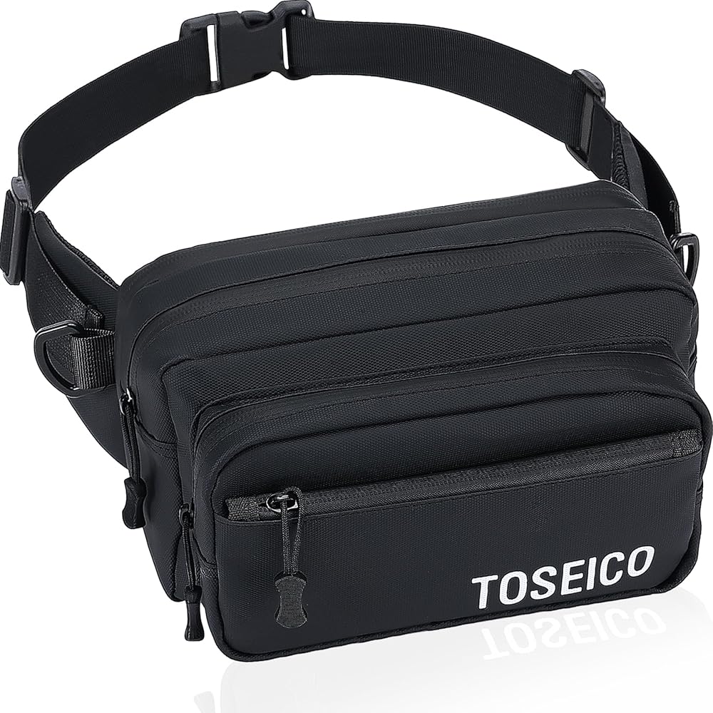 Amazon.co.jp: 【5WAY拡張可能】TOSEICO防撥水 ウエストポーチ メンズ