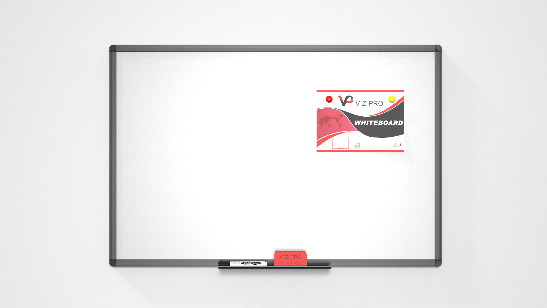 VIZPRO Whiteboard/Dry Erase Board