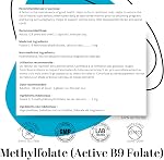 PUREFULLY 5-MTHF 1000mcg, 90 Capsules - L Methylfolate (Active Form of Vitamin B9 Folate) Supplement - Supports Cardiovascular Health and Early Fetal Development