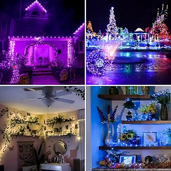 39Ft 120 LED Fairy Lights Battery Operated, RGB Color Changing String Light with Remote and Timer, Battery Powered Twinkle Lights for Bedroom, Dorm, Wall, Mason Jar, Backyard Indoor Outdoor Christmas
