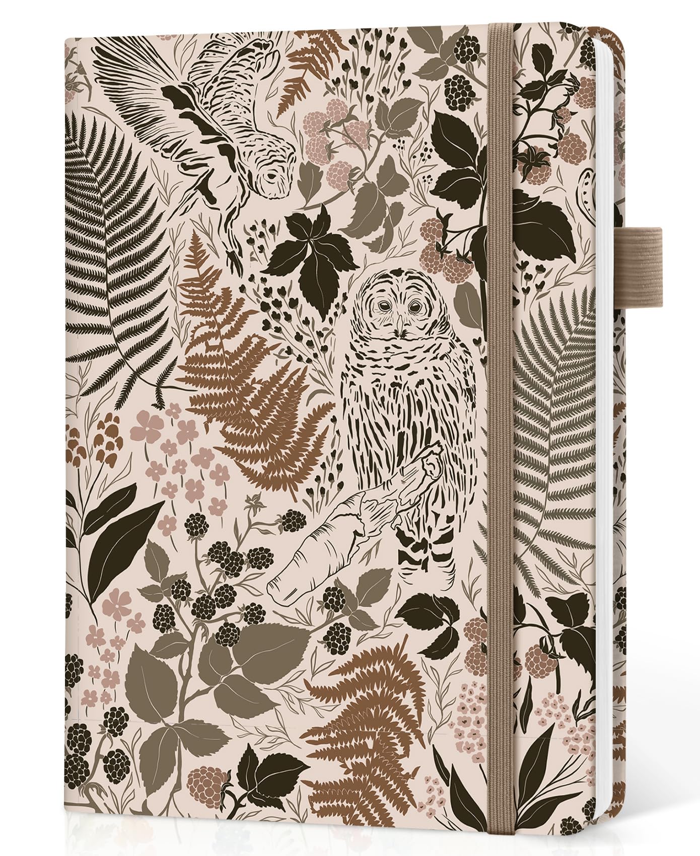 Dotted Journal Notebook for Women & Men, Hardcover Leather Journal for Writing, A5 Dotted Journaling Notebook for Work & Sketching, Perfect for Office