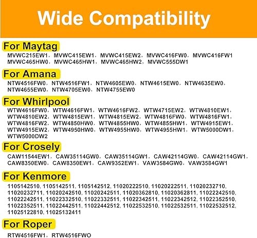 Miniatura 4 de W11101906 W11210463 Washer Water Inlet Valve, Replaces For W10701461 W10883458 W10869803 W11038696 AP6329219, Compatible with Whirlpool Amana
