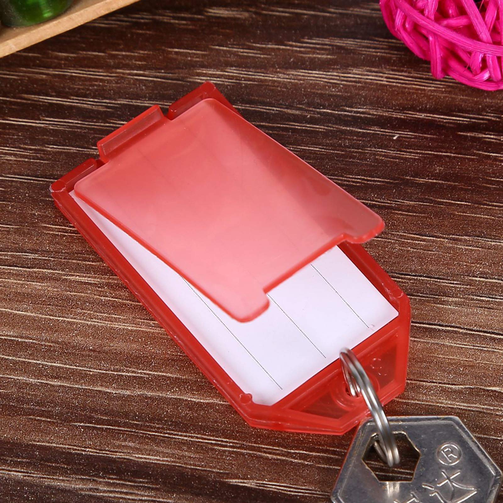 30 PCS Key Tags, Key Fobs Labels Key Rings Name Tags Key Label Tags