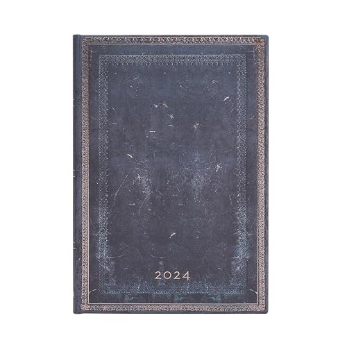 Paperblanks 12-Month Calendar 2024 Inkblot Horizontal Midi (130 × 180 mm)