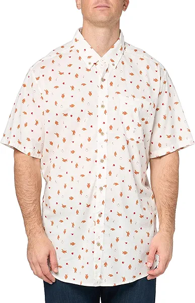 Eddie Bauer Men's Baja Short-Sleeve Shirt-Print