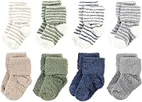 Vista 1 de Hudson Baby - Calcetines de algodón para recién nacidos y Terry para bebé niña