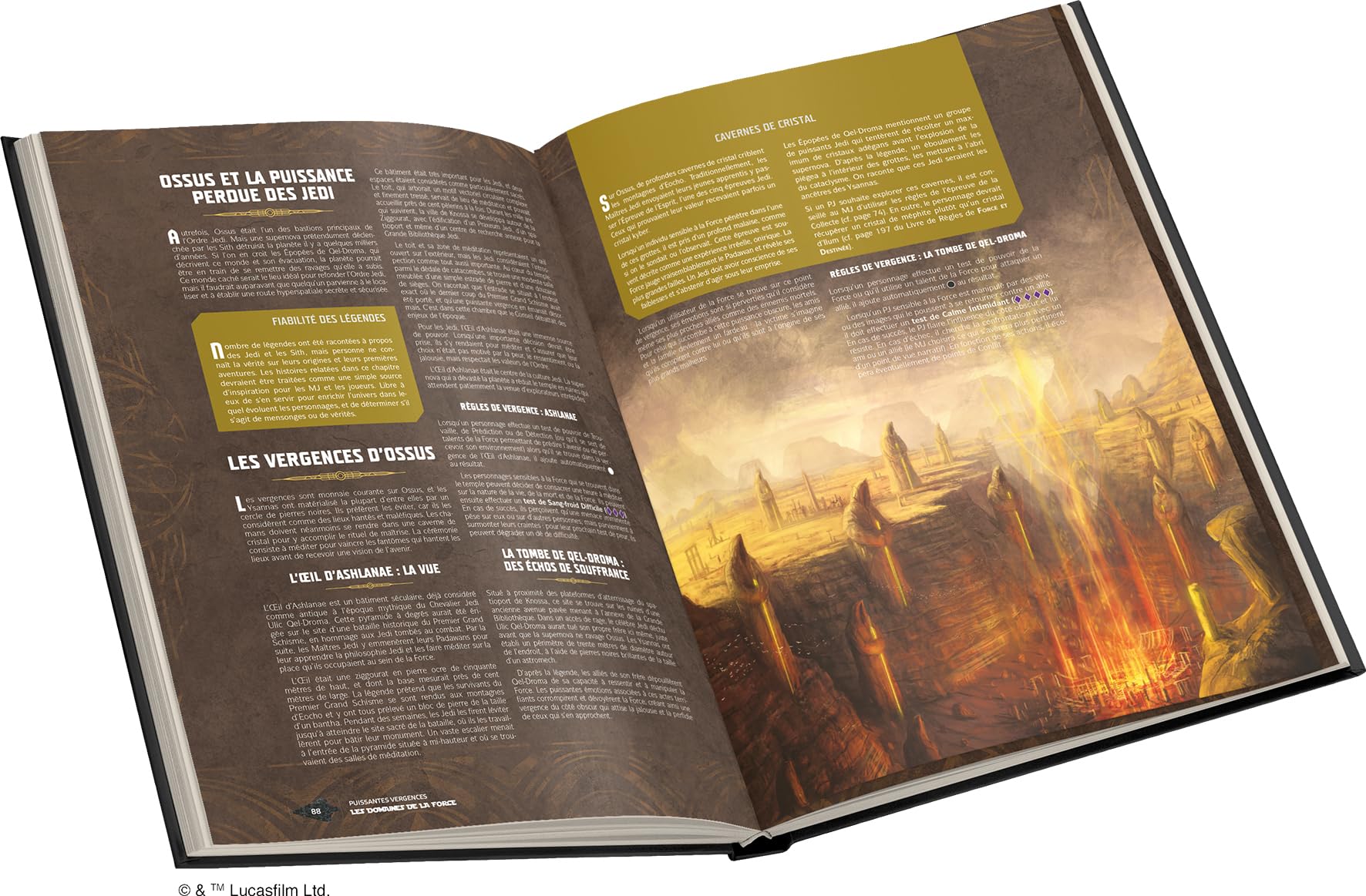 Asmodee - Star Wars: Forza e Destinato – I Campi della Forza - Edge - Supplemento JdR - Libro Gioco di ruolo - 14 Anni e + - Versione Italiana