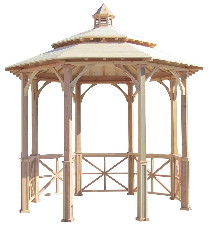 世界の家具大百科 & GAZEBO Amazon.com : SamsGazebos 10' Octagon English Cottage Garden