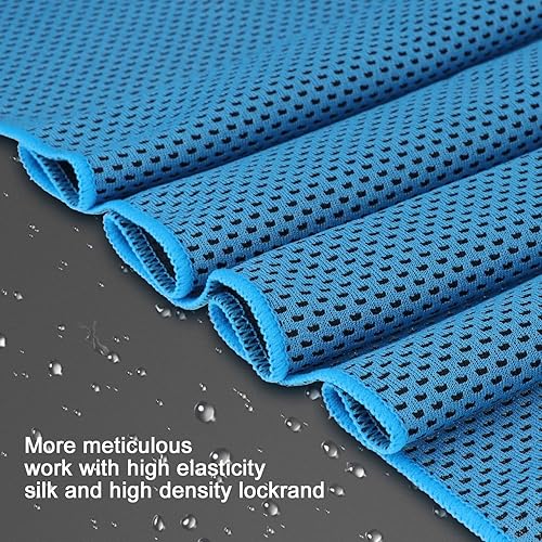 Miniatura 4 de Paquete de 40 toallas de enfriamiento de 40 x 12 pulgadas, toallas frescas a granel de 5.64 ozm, suaves, transpirables, superabsorbentes, toalla de