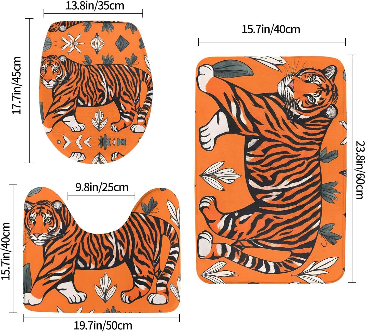 Orange Tiger Leopard