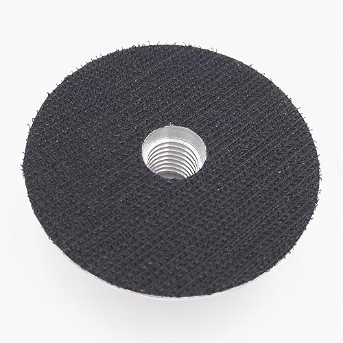 Miniatura 5 de DT-DIATOOL Parte trasera de aluminio de la almohadilla de pulido de 3 pulgadas, almohadilla de respaldo de gancho con eje de 58 pulgadas, 11 para