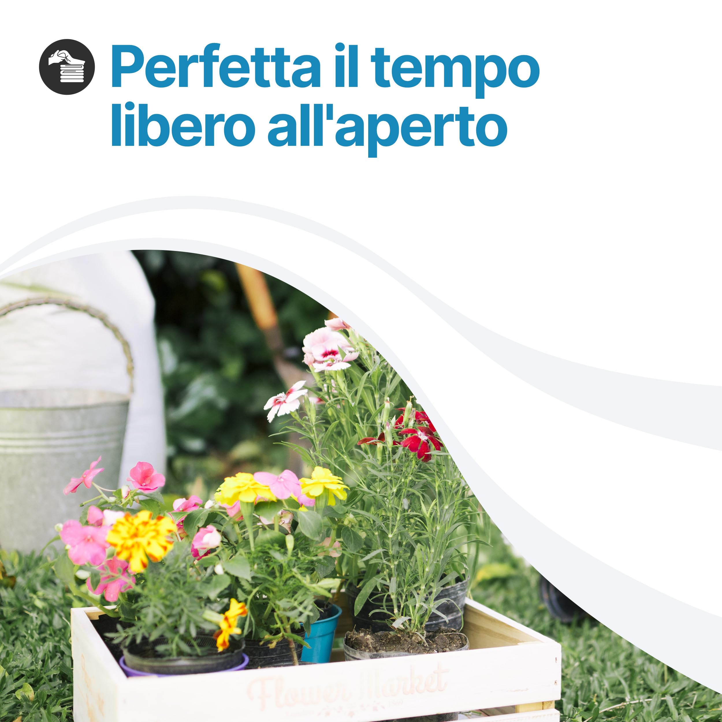 Tomaino - Tavolo Da Giardino In Plastica Quadrato - Tavolo Plastica Esterno per 6 Posti con Gambe Smontabili e Foro per Ombrellone - Tavolino da Esterno New Verde