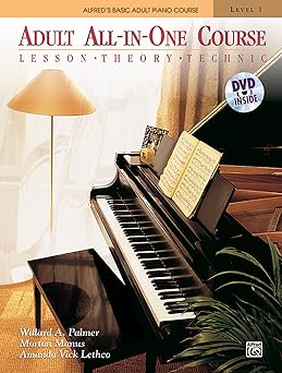 Alfred's Basic Adult All-in-One Course: Lesson, Theory, Technic
