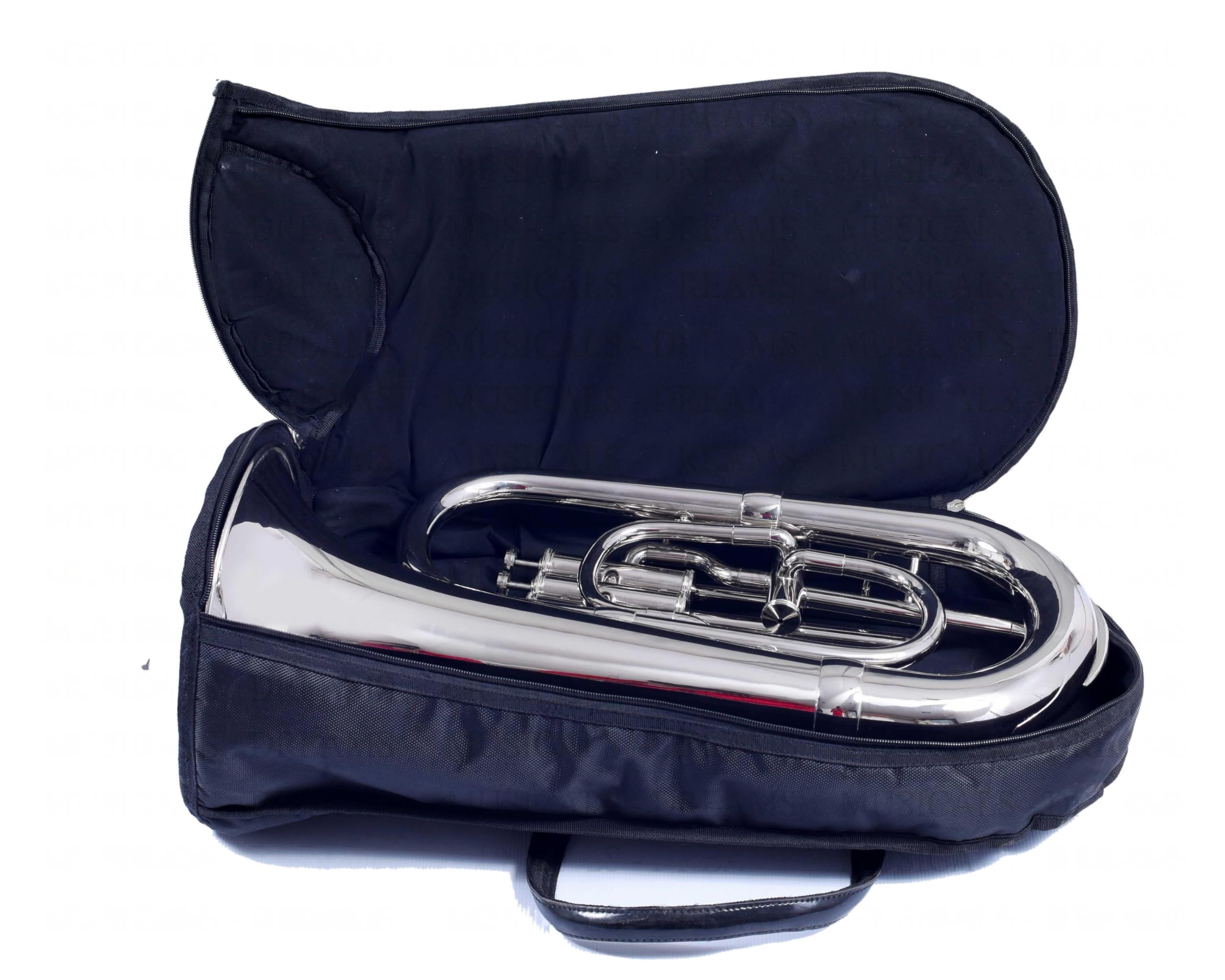 UNIQ Bb Euphonium 4 Valve for Students, Beginners with Free Hard Case and Mouthpiece, Bb Pitch Euphonium Brass Made Musical Instrument (Nickel Silver) - Image 5