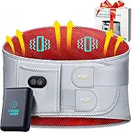 ALLJOY 67" Cordless Heating Pad for Back Pain Relief FSA Eligible HSA, 10000mAh Lower Back Massager with 3 Heat 3 Vibration, Portable Heating Pad for Cramps, Birthday Gifts for Women Men Mom Dad