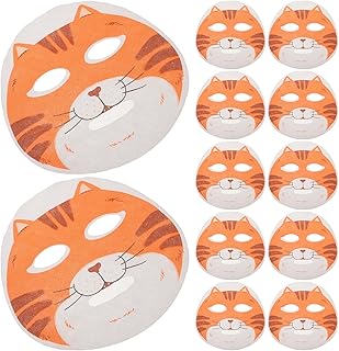 Angoily 50pcs Facial Sheet Mask Cover Cat Pat...