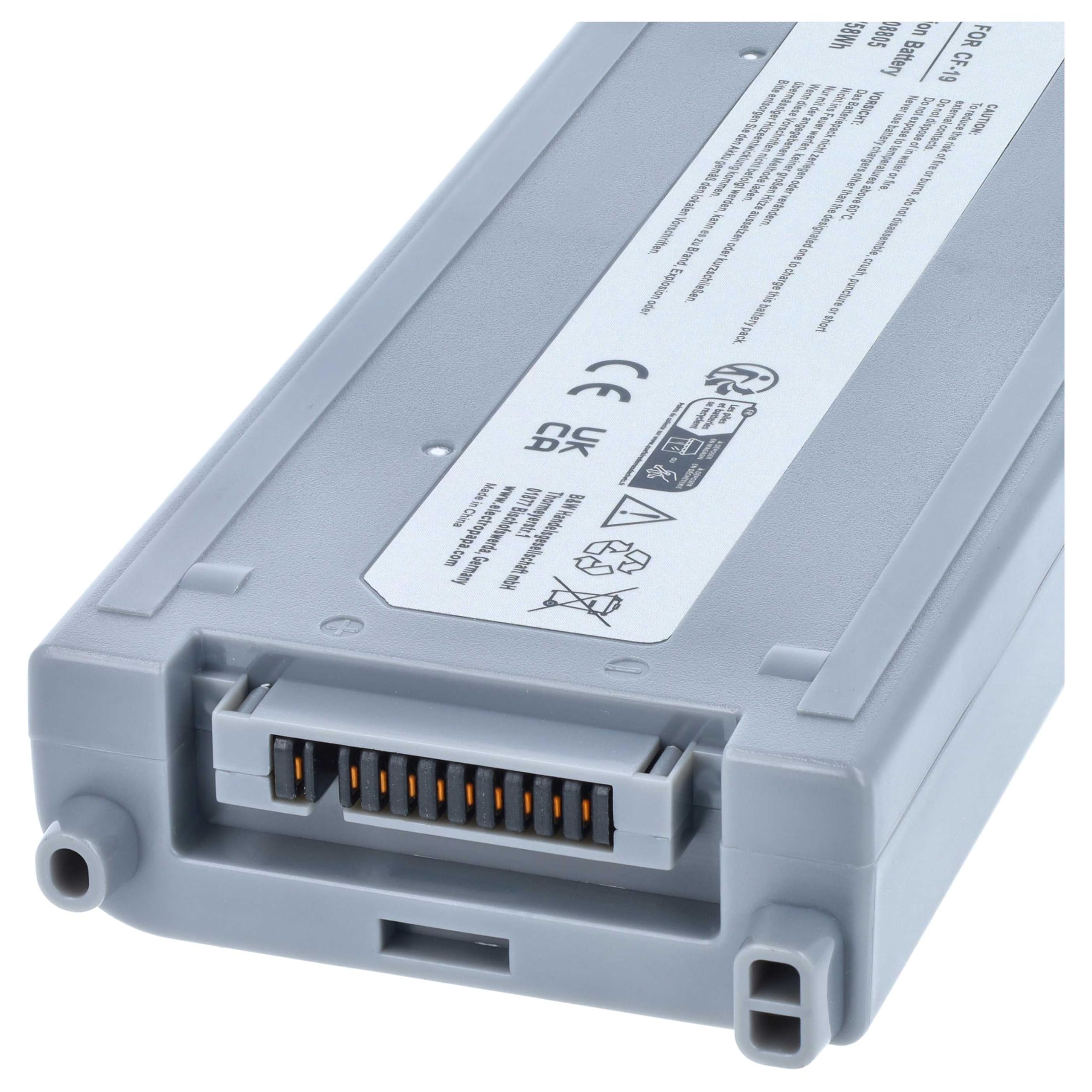 vhbw Batería Compatible con Panasonic CF-19FHGAXT2, CF-19EHG68TE
