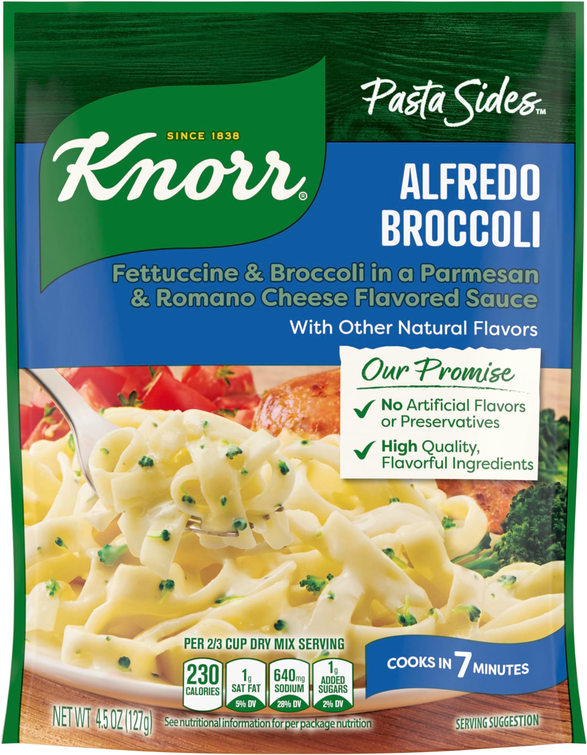 Knorr Alfredo Broccoli Pasta Sides - 127 gm