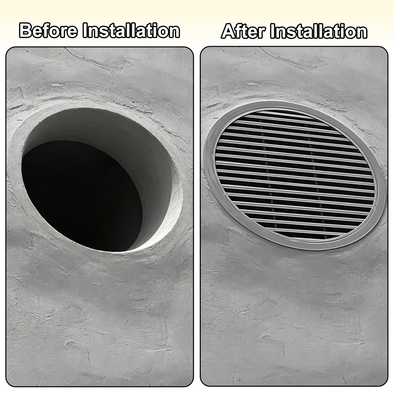 Lüftungsgitter Runde, Flächenbündige Lüftungsgitter für Die Decke