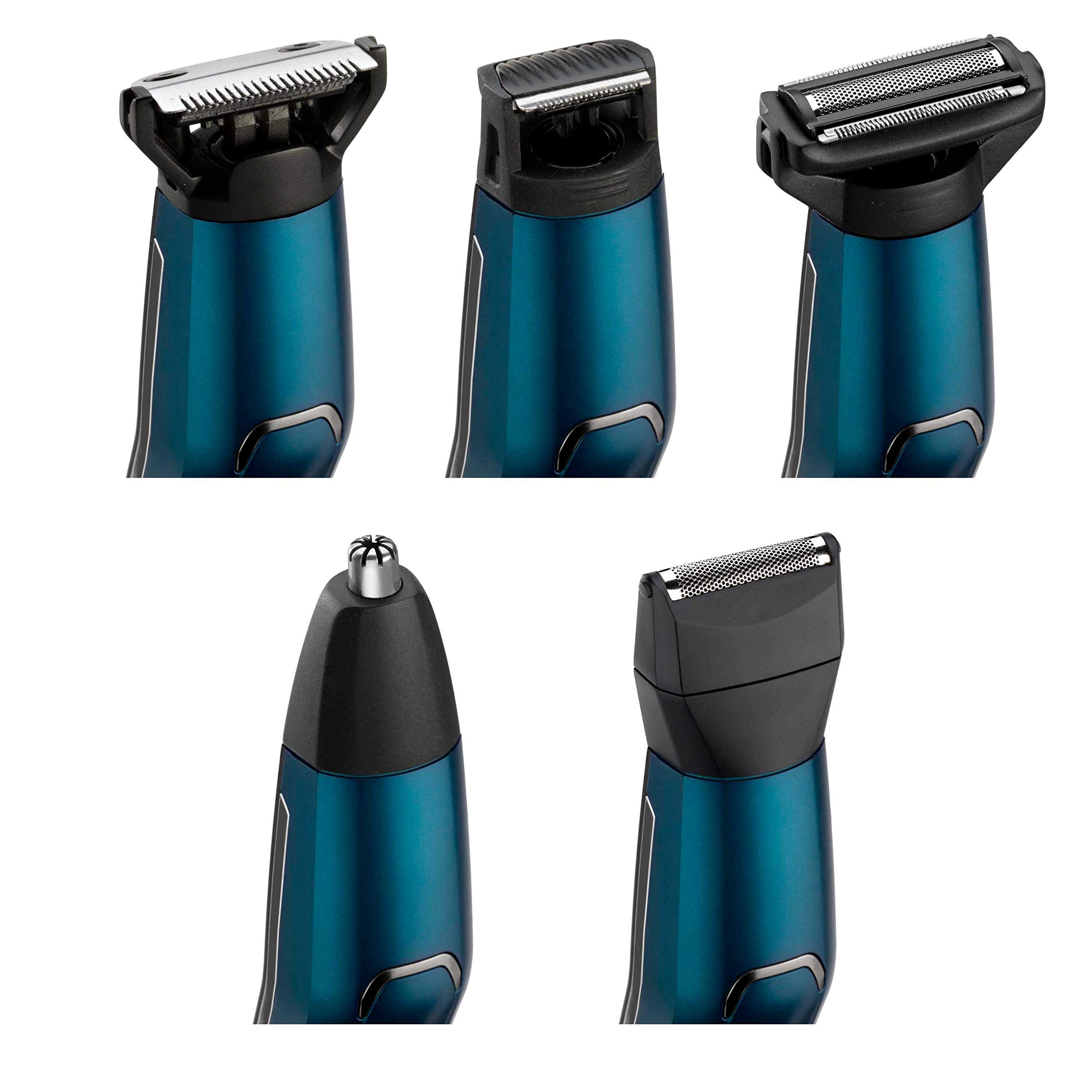 BaByliss MT890E Japanese Steel 12-1 Multitrimmer MT890E mit 12 Aufsätzen für Gesicht und Körper, wasserdicht, Kurzaufladung