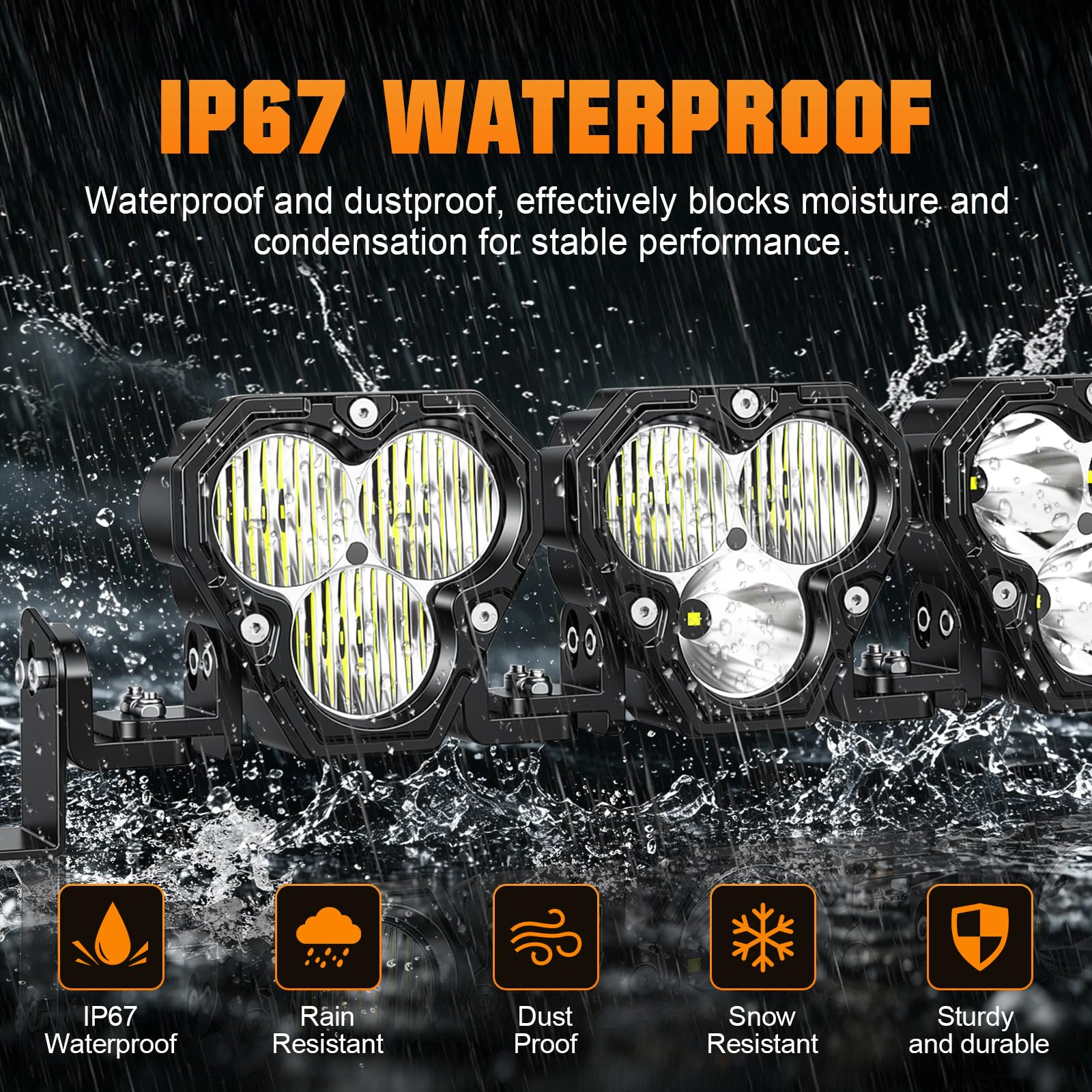 SKYWORLD Barra Led fuoristrada 40 pollici 103 cm 225W 12V DT cablaggio kit