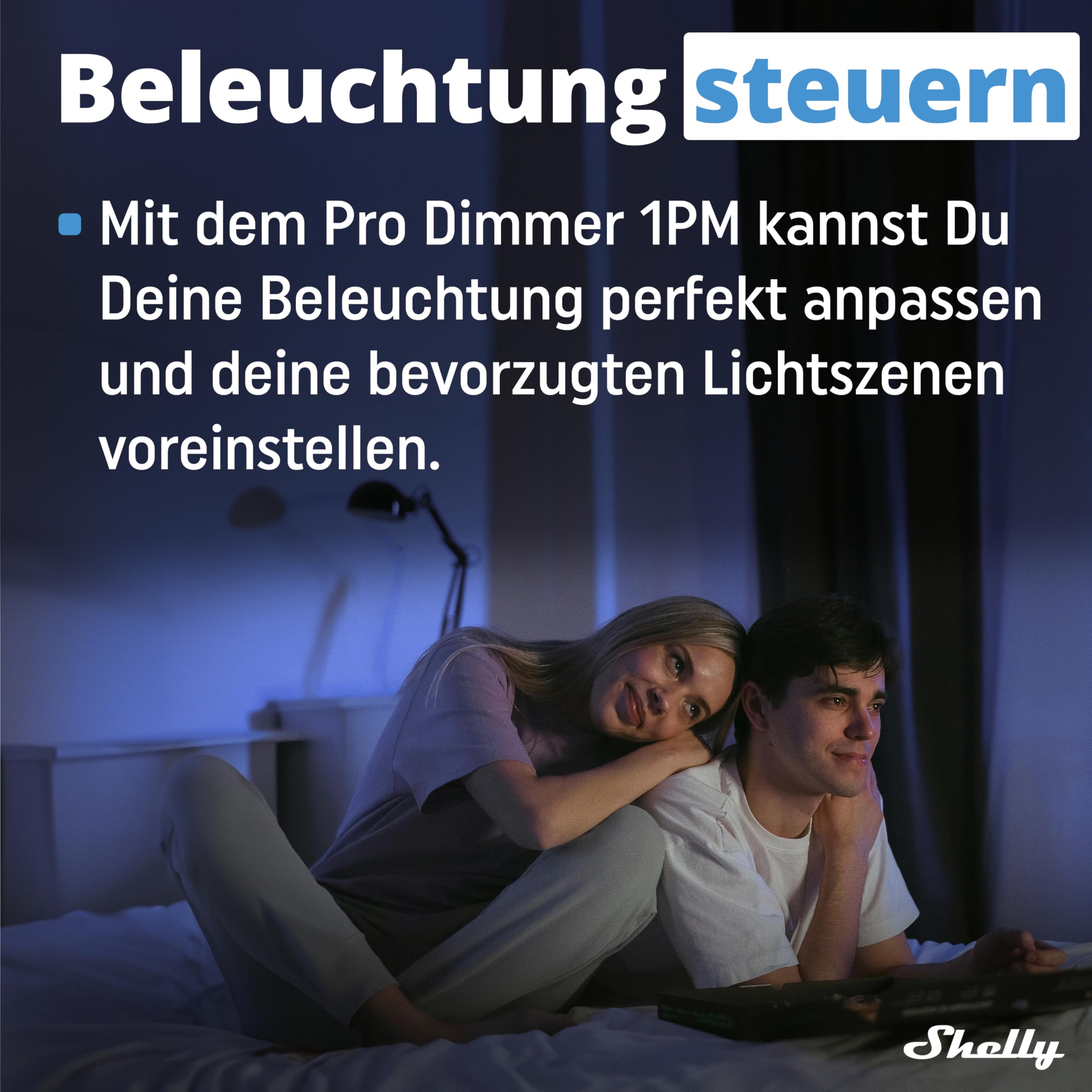 Shelly Pro Dimmer 1PM | WLAN & LAN Professioneller 1-Kanal-DIN-Hutschienen-Smart-Dimmer mit Leistungsmessung | Halogenlampen & Dimmbare LEDs - 200 W | iOS-Android App | Alexa & Google